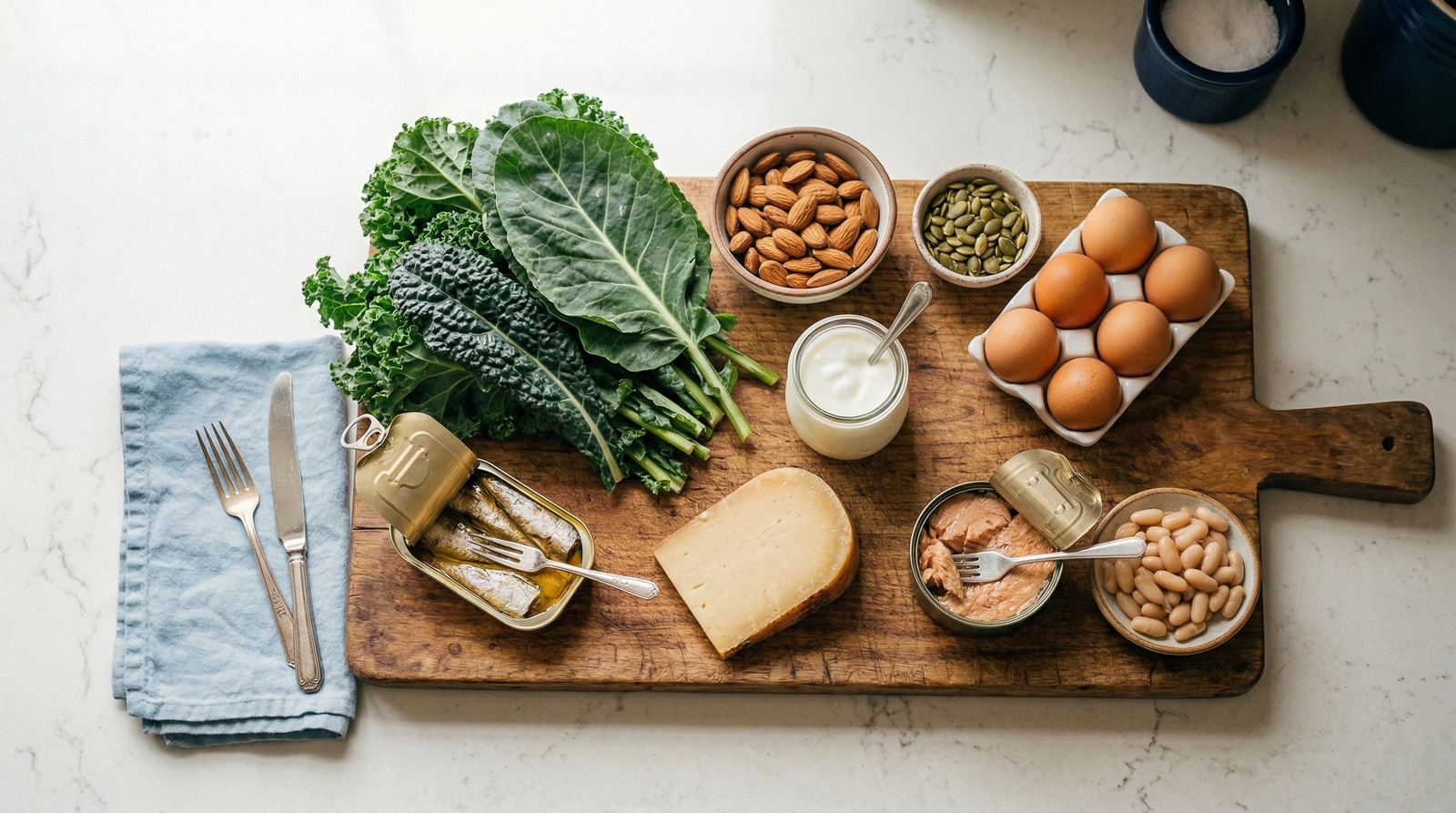 Bone-healthy foods and groceries